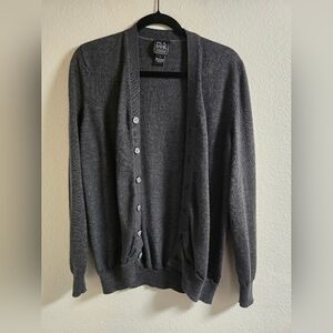 Jos A Bank Gray Wool Sweater